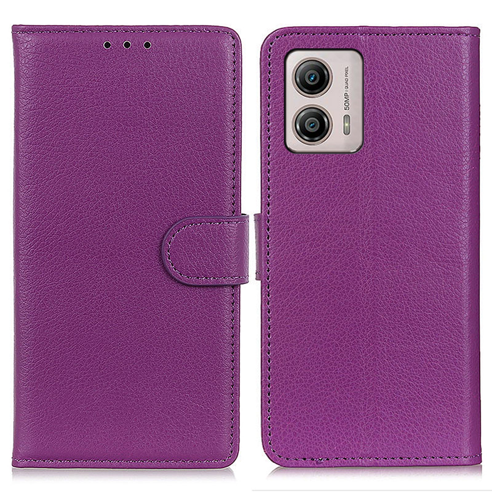 For Motorola Moto G53 5G G13 4G G23 4G Drop-proof Phone Case Litchi Texture PU Leather Stand Wallet Anti-scratch Protective Phone Cover For Motorola Moto G53 5G G13 4G G23 4G Drop-proof Phone Case Litchi Texture PU Leather Stand Wallet Anti-scratch Protective Phone Cover